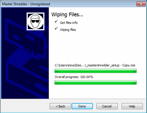 secure, files, deletion, deleting, wiping, shredding, shred, shredder, DoD, GOST, VSITR, Gutmann, process, files, destruction